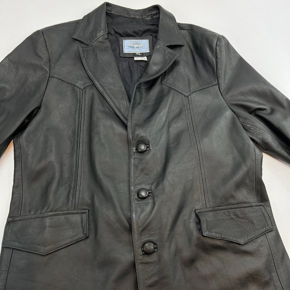 Armando Bueno Black Leather Jacket - Picture 8 of 11